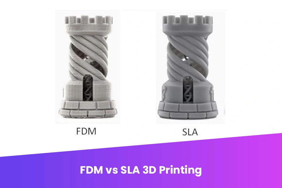 مقایسه دو فناوری پرینتر سه بعدی: FDM درمقابل SLA